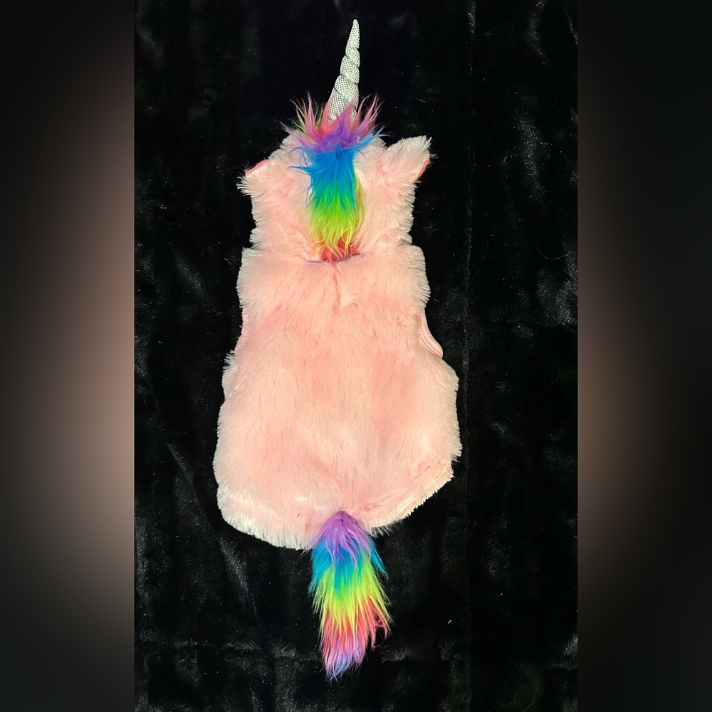 XS/S pink unicorn pet costume